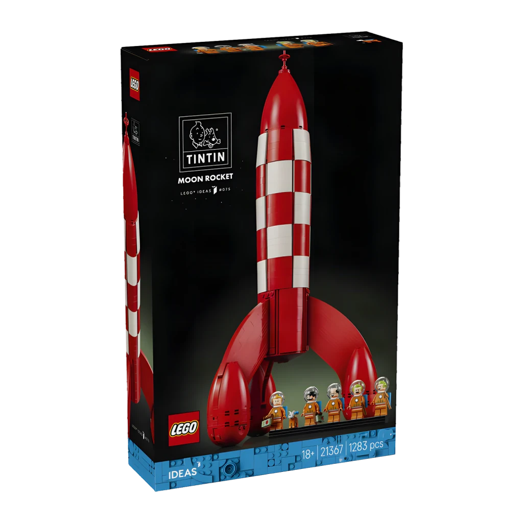 Set de construcción LEGO Ideas 21367 El Cohete Lunar de Tintín 1283 piezas