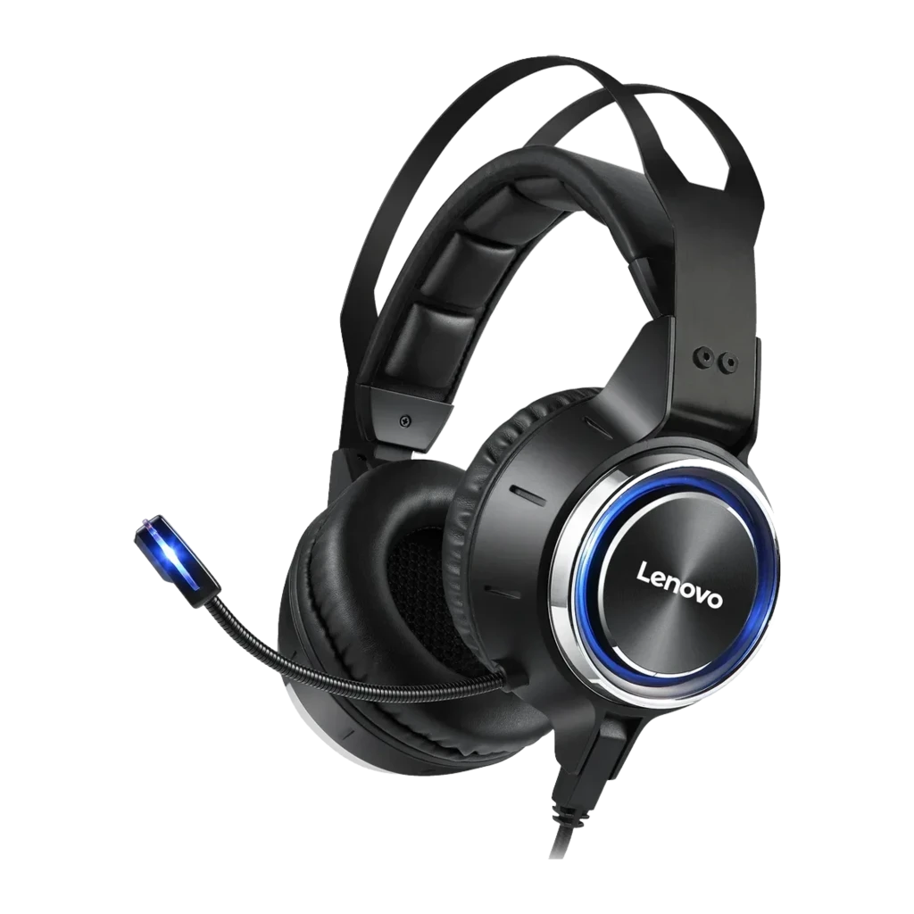 Auriculares Gaming Lenovo HS25 RGB con Micrófono Diadema