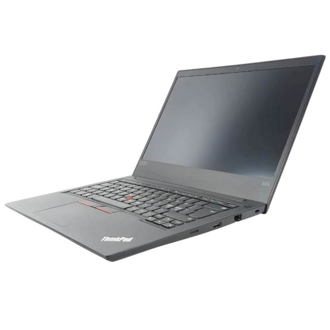 Lenovo ThinkPad E495 14" Gris Ryzen 5 3500U SSD 512GB 8GB QWERTZ Renovado Buen Estado Hover Image