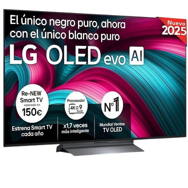 LG OLED48C54LA 48" 4K UHD OLED Smart TV Negro Hover Image