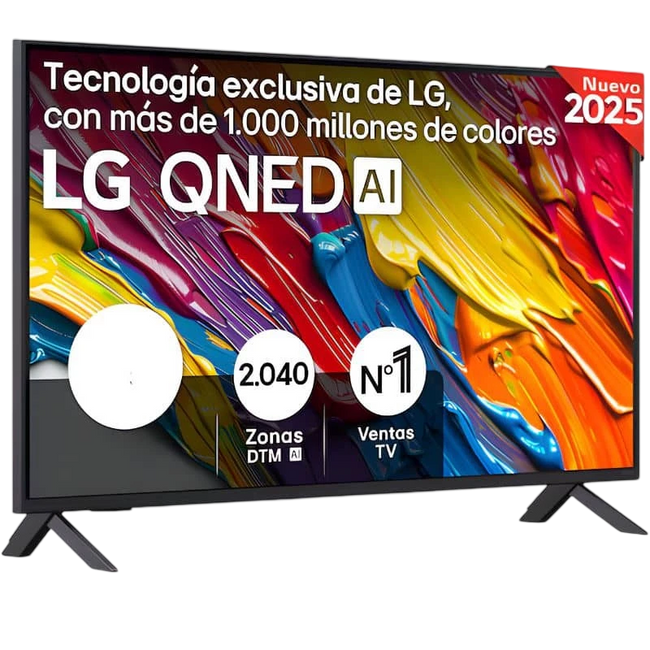 LG 50QNED82A6B 50" 4K Ultra HD QNED WebOS AI Wi-Fi Smart TV Hover Image