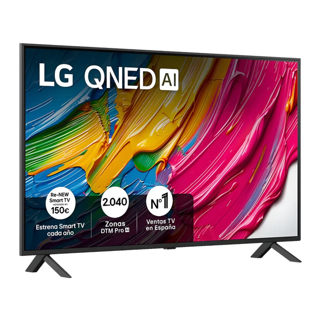 LG QNED AI 50QNED80A6A 127 cm (50") 4K Ultra HD Smart TV Wifi Negro Hover Image
