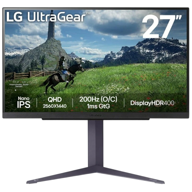 LG 27GS85Q-B 27 2K QHD IPS 200 Hz G-Sync Negro Hover Image