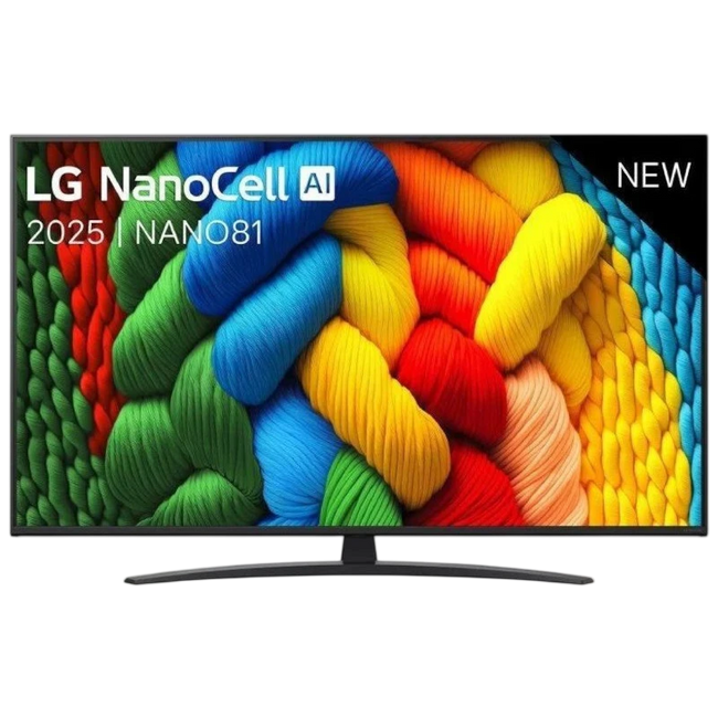 LG 55NANO81A6A 55" 4K Ultra HD NanoCell Smart TV Negro Hover Image