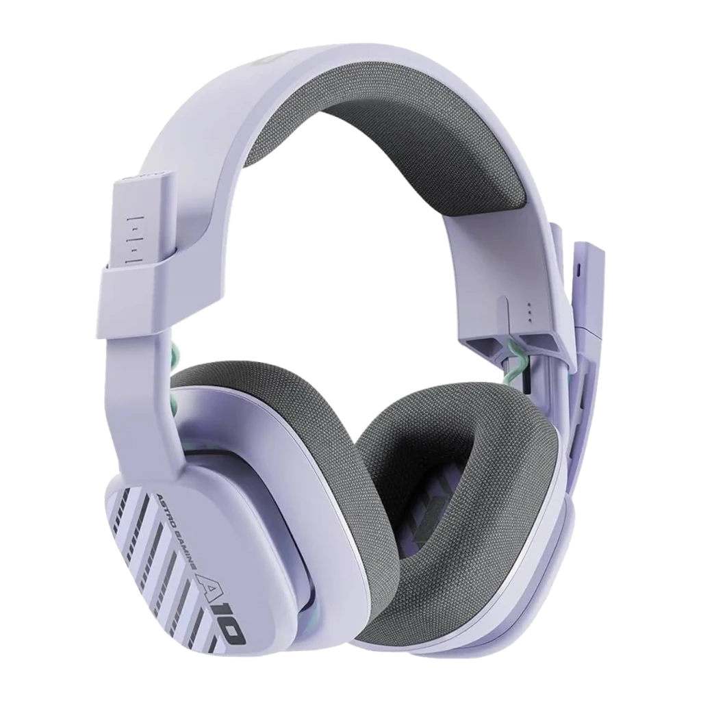Logitech Astro Gaming A10 Gen 2 Headset full size wired 3.5 mm jack lilac