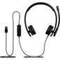 Logitech Auriculares H570e Stereo MS USB-A / 981-001430 Negro