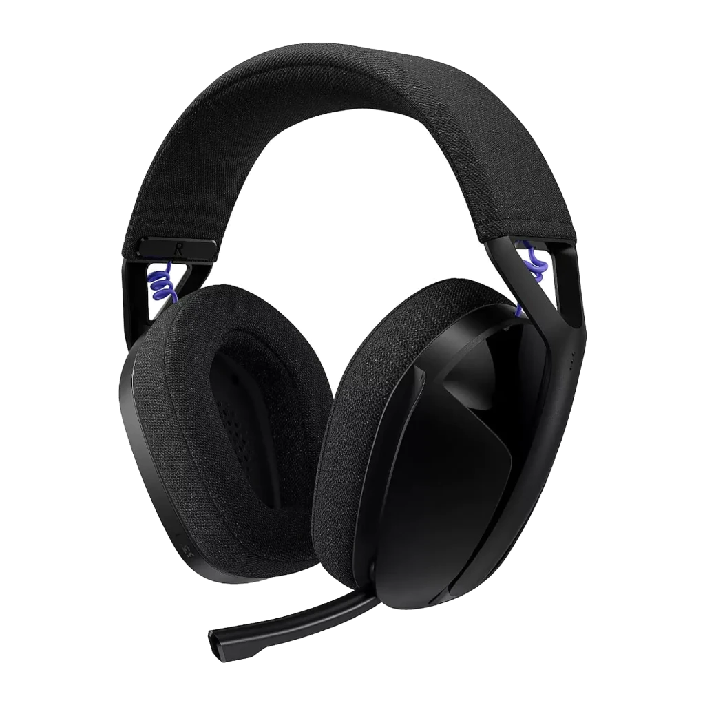 G321 LIGHTSPEED, auriculares inalámbricos Bluetooth para gaming, comodidad y ajuste dinámicos, micrófono de varilla 16 kHz, PC, PS4, PS5, Nintendo Switch y dispositivos móviles (negro)
