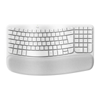 ES: Teclado Logitech Wave Keys for Mac Bluetooth Ergonómico Alemán QWERTZ