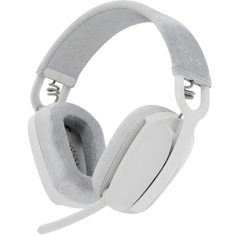 Logitech Zone Vibe 100 Blanco Diadema Bluetooth 5.2 20h Multipunto Auriculares inalámbricos