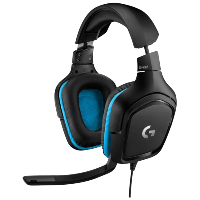 Logitech G432 Negro/Azul Hover Image