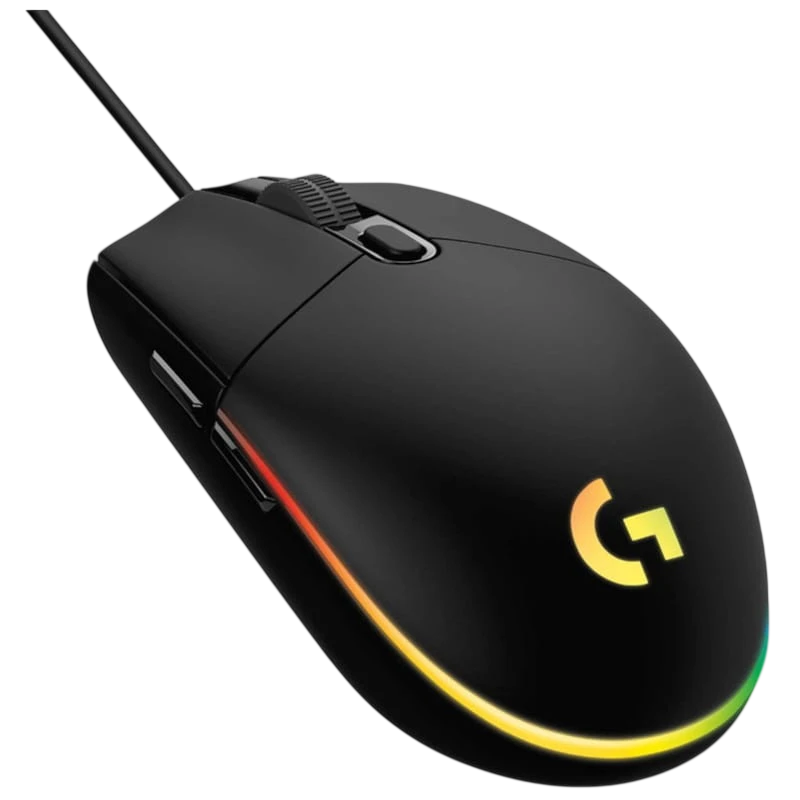 Logitech G G203 Lightsync USB 8000 DPI Negro - Ratón Gaming