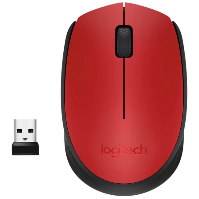 Logitech M171 Red-K USB 1000 DPI Rojo Hover Image