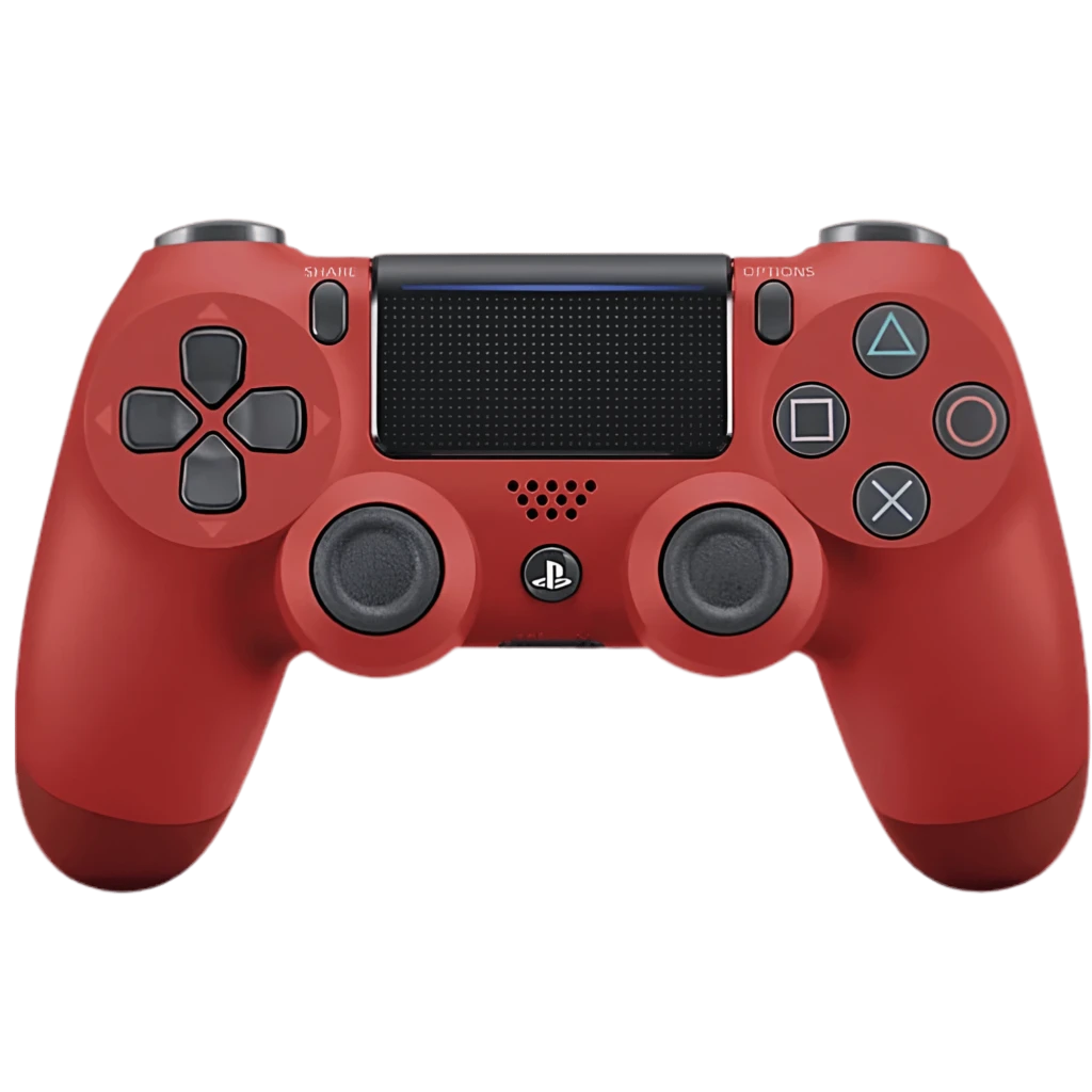 Mando Sony PS4 Dualshock Rojo V2 Renovado - Estado Excelente
