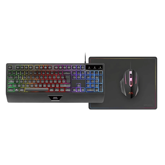 Mars Gaming MCP124 Negro - Kit de teclado y ratón Hover Image