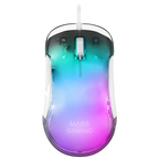 Mars Gaming MMGLOWW USB RGB 12800 DPI Blanco