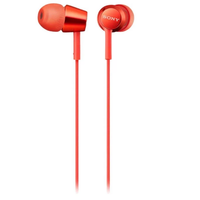 Sony MDR-EX155AP Dinámico Micrófono 9 mm 1,2 metros Rojo Hover Image