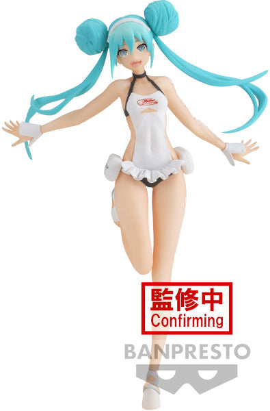 Figura Banpresto Racing Hatsune Miku 2022: Tripical Maid (16 Cm) Hover Image