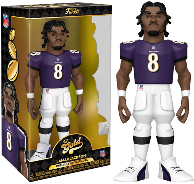 Figura Funko Pop! Gold 12" Nfl: Ravens - Lamar Jackson (30 Cm) Hover Image