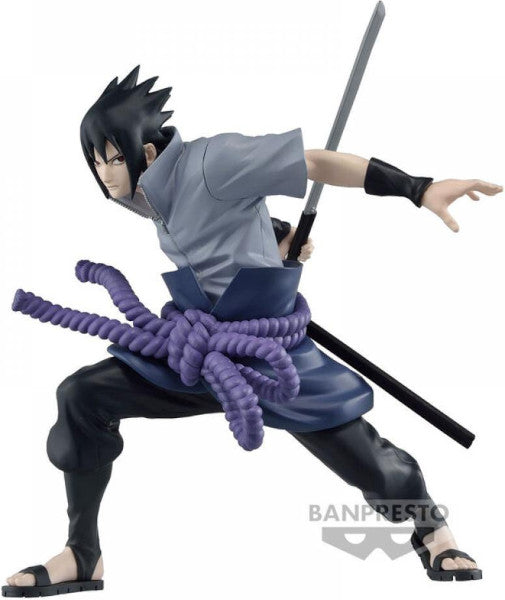 Figura Banpresto Naruto Shippuden Vibration Stars: Uchiha Sasuke Iii Hover Image