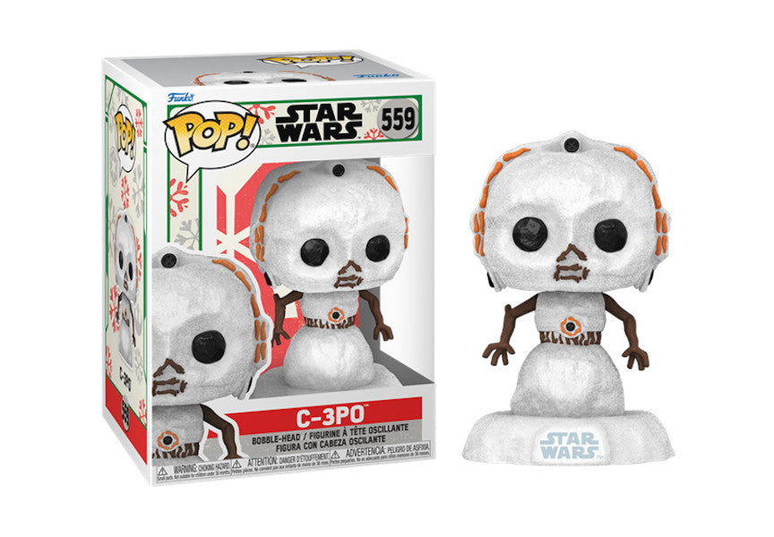 Figura Funko Pop! Star Wars: Holiday Snowman - C-3po (559)