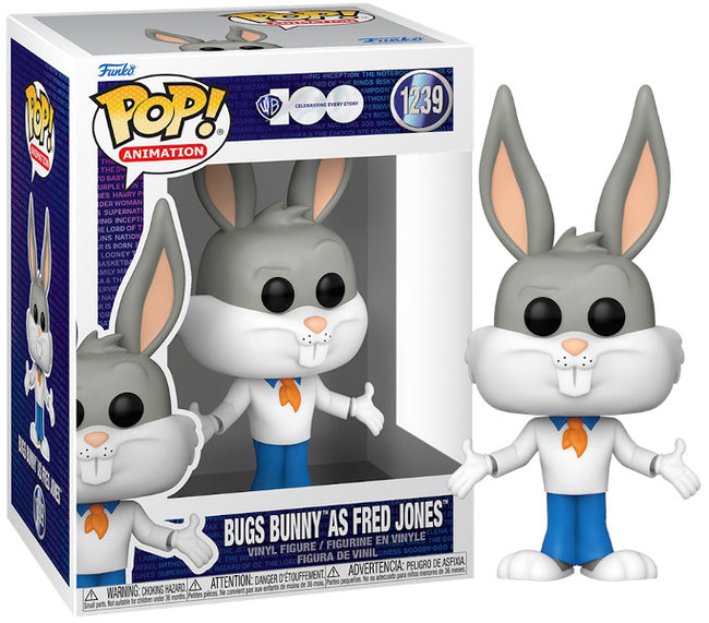 Figura Funko Pop! Animation - Warner Bros: Looney Tunes Bugs Bunny As Fred Jones (1239) Hover Image