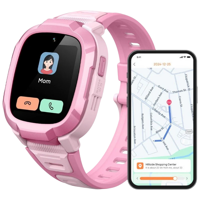 Mibro Kids P6 con 4G GPS y cámara integrada, Rosa Hover Image