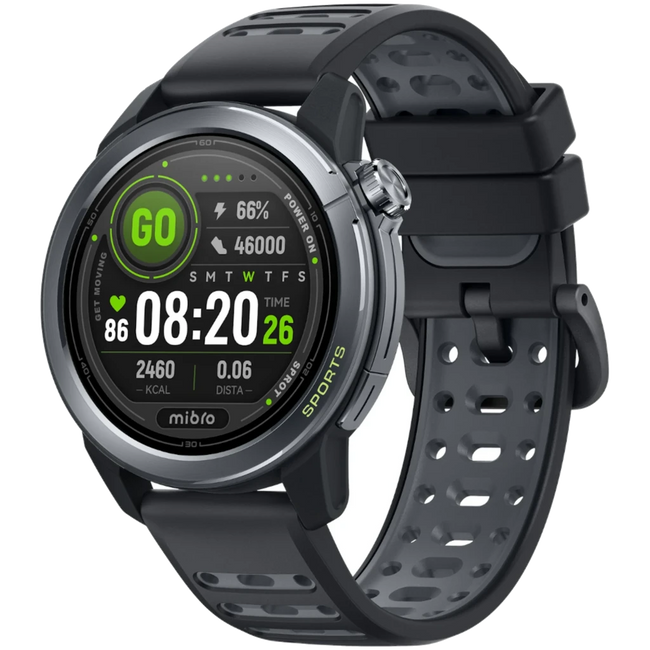 Mibro Watch GS Active 2 1,32" AMOLED 20 días GPS 5 ATM Gris Oscuro Hover Image