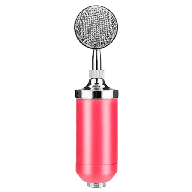 Micrófono Condensador BM-8000 Streaming/Estudio Rosa Hover Image