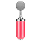 Micrófono Condensador BM-8000 Streaming/Estudio Rosa
