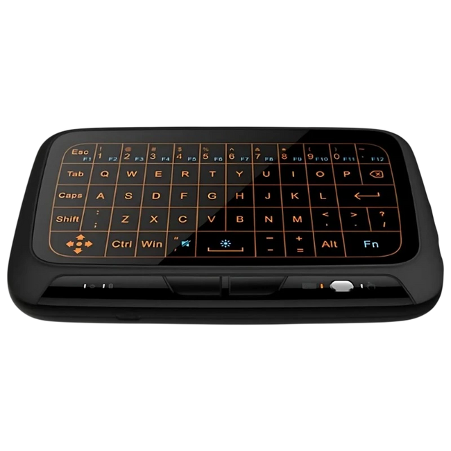 Mini teclado inalámbrico H18 Plus Táctil retroiluminado Hover Image