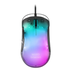 Mars Gaming MMGLOW USB tipo A RGB Chroma Glow - Negro - 12800 DPI