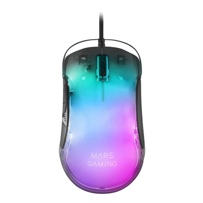 Mars Gaming MMGLOW USB tipo A RGB Chroma Glow - Negro - 12800 DPI Hover Image