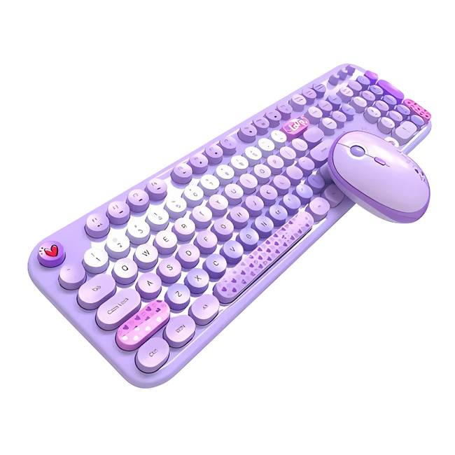 MOFII Lovely Púrpura - Kit teclado y ratón Hover Image
