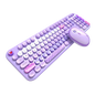 MOFII Lovely Púrpura - Kit teclado y ratón