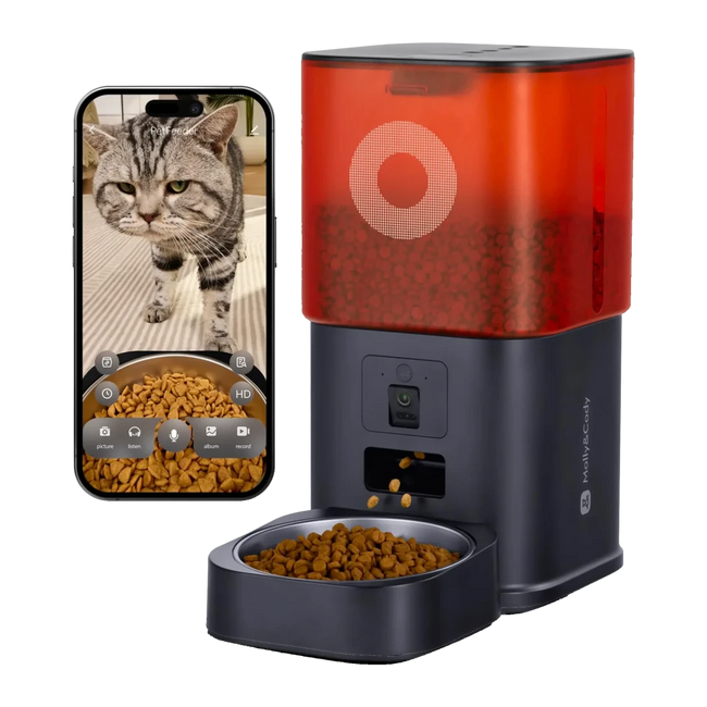 Comedero Automático Molly & Cody Smart Feeder 6L App Camera Hover Image