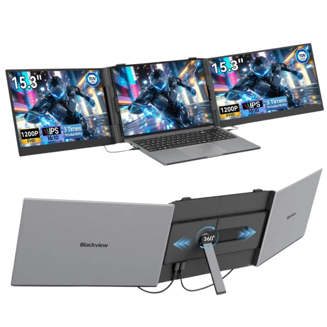 Monitor Portátil Blackview Dcm8 15,3" Full Hd 60 Hz Ips Ultrafina Con Doble Usb-c Hover Image
