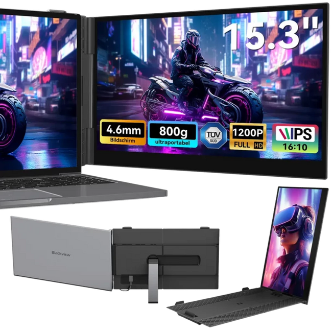 Blackview SCM8 Monitor 15.3" IPS Gris Hover Image