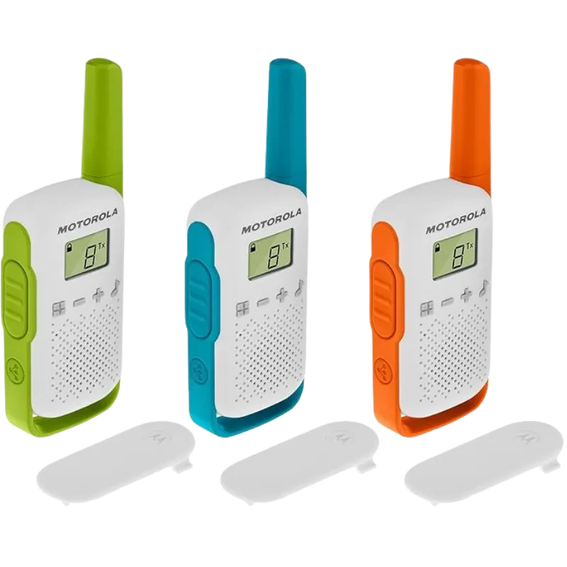 Motorola T42 two-way radios 16 canales Azul, Verde, Naranja, Blanco