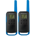 Motorola TALKABOUT T62 two-way radios 16 canales 12500 MHz Negro, Azul