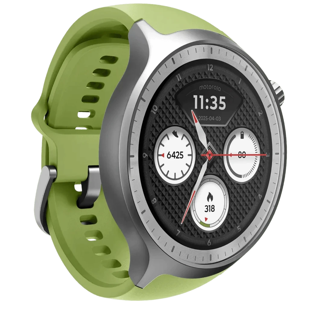 Moto Watch 2 Motorola Plateado GPS Doble Banda L1/L5 1,43" AMOLED