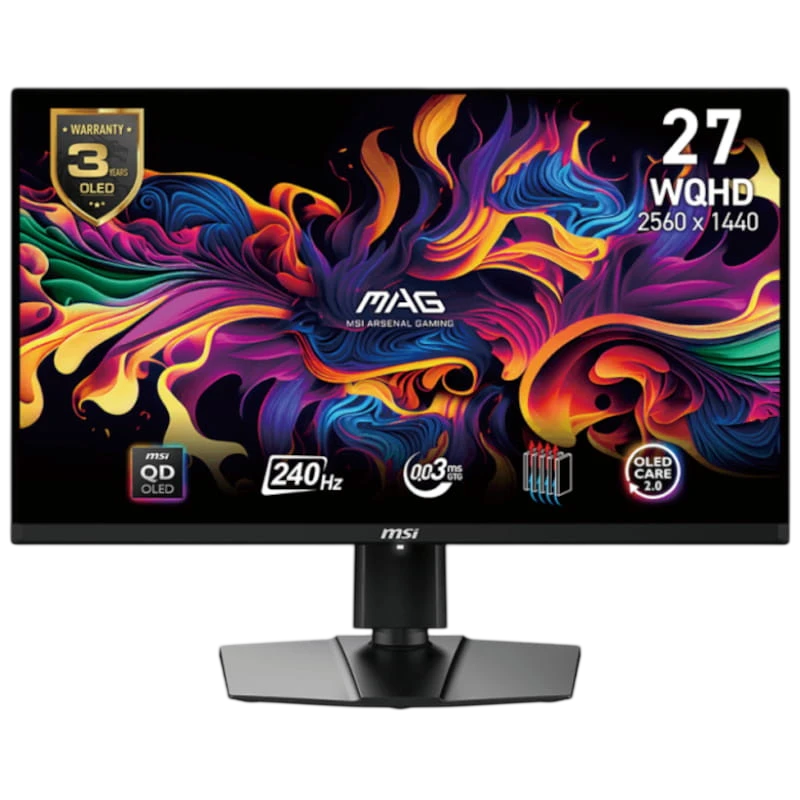 MSI MAG 271QPXDE E2 27" QHD QD-OLED 240 Hz Negro