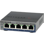 NETGEAR GS105E-200PES switch Gestionado L2/L3 Gigabit Ethernet (10/100/1000) Gris
