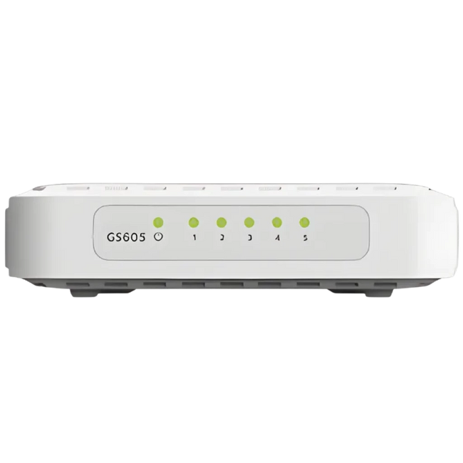 NETGEAR GS605-400PES switch No administrado L2 Gigabit Ethernet (10/100/1000) Blanco Hover Image