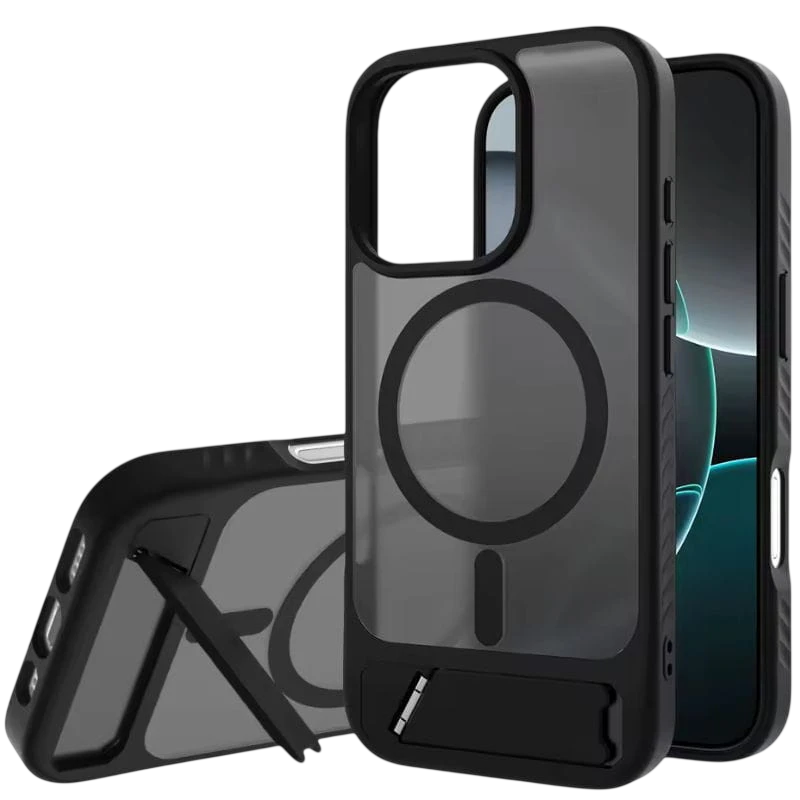Nillkin Funda Magnética con Soporte para iPhone 16 Pro Max - Negro