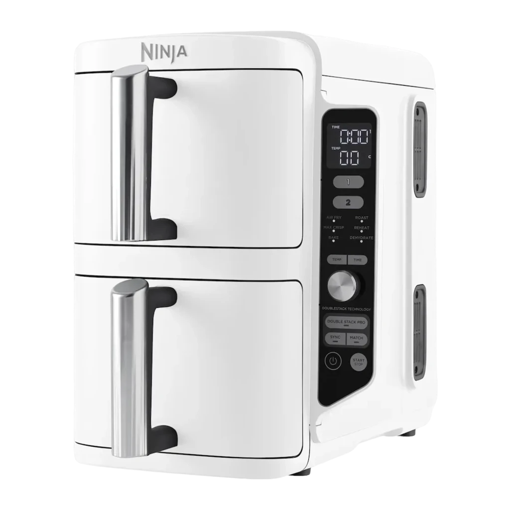 Freidora de Aire Ninja Double Stack XL 2-Tier SL400EUWH Doble Cesta 9,5L 2470W