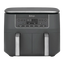 Ninja Dual Zone hot air fryer DZ300EU (gray/silver, 2,470 watts, 2 baskets 3.8 liters each)
