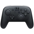 Nintendo Switch 2 Pro Controller Bluetooth Negro  Mando Inalámbrico