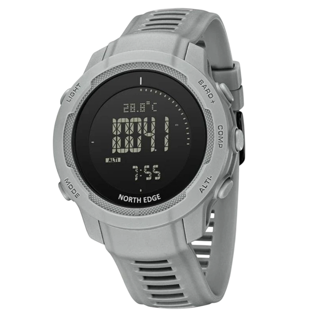 North Edge Vertico Negro/Gris - Reloj Digital Hover Image