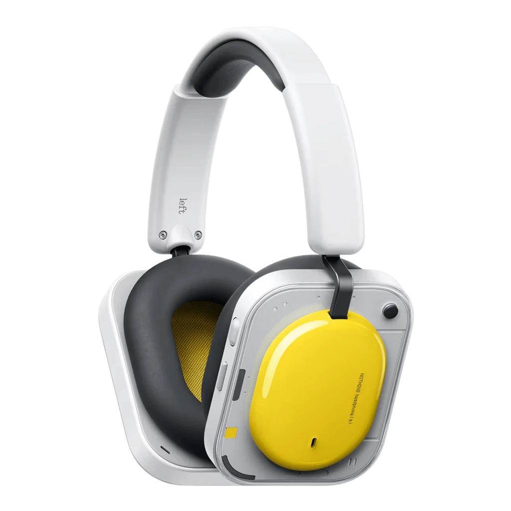 Nothing Headphone a Amarillo Diadema Bluetooth 5.4 75h Auriculares inalámbricos