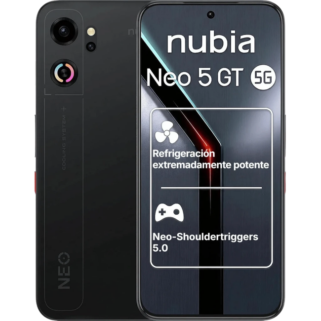 Nubia Neo 5 GT 5G 512 GB Negro 12 GB Neo Triggers 5.0 Hover Image